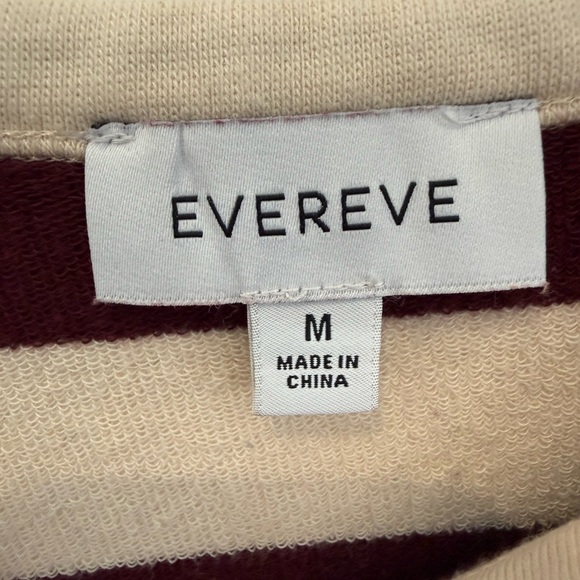 Evereve Maroon and Cream Knit Top - Picture 2 of 6